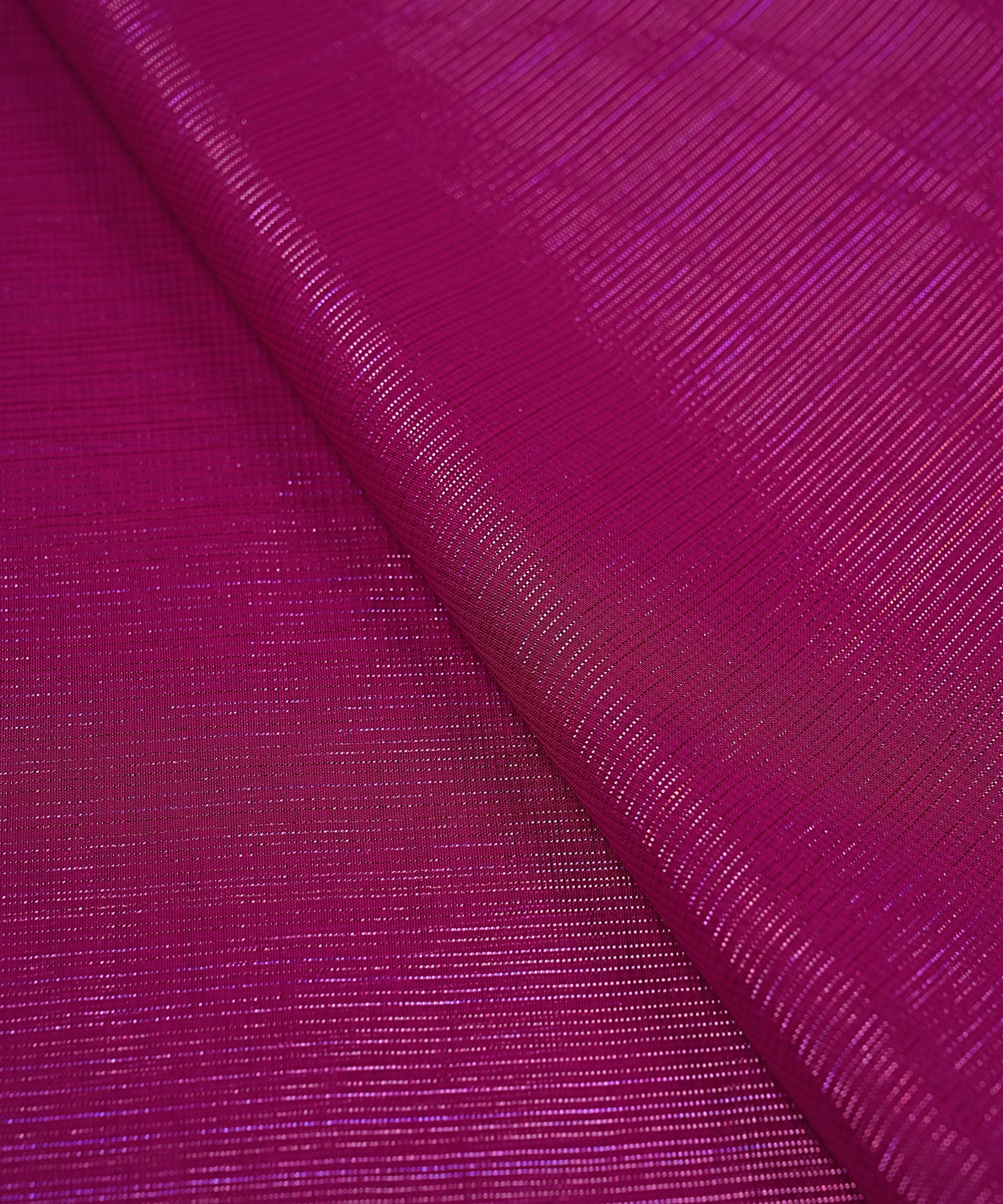 Dark Wine Georgette Fabric with Stripes