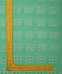 Georgette with Zari Design-Sea Green