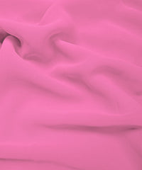 Baby Pink Plain Dyed Georgette (60 Grams) Fabric