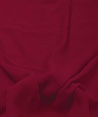 Cationic Dark Hot Pink Plain Dyed Georgette (60 Grams) Fabric