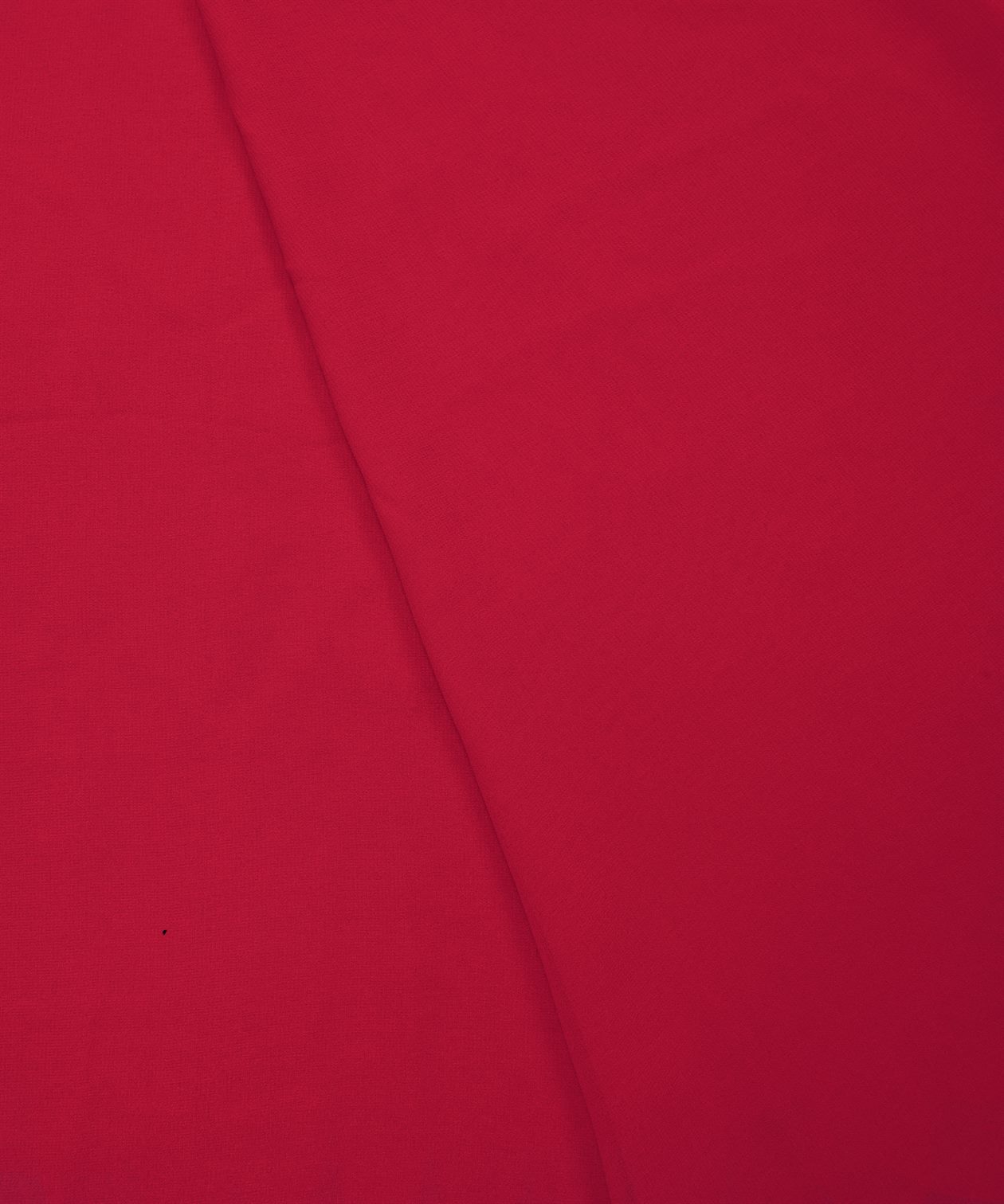 Cationic Dark Ruby Plain Dyed Georgette (60 Grams) Fabric
