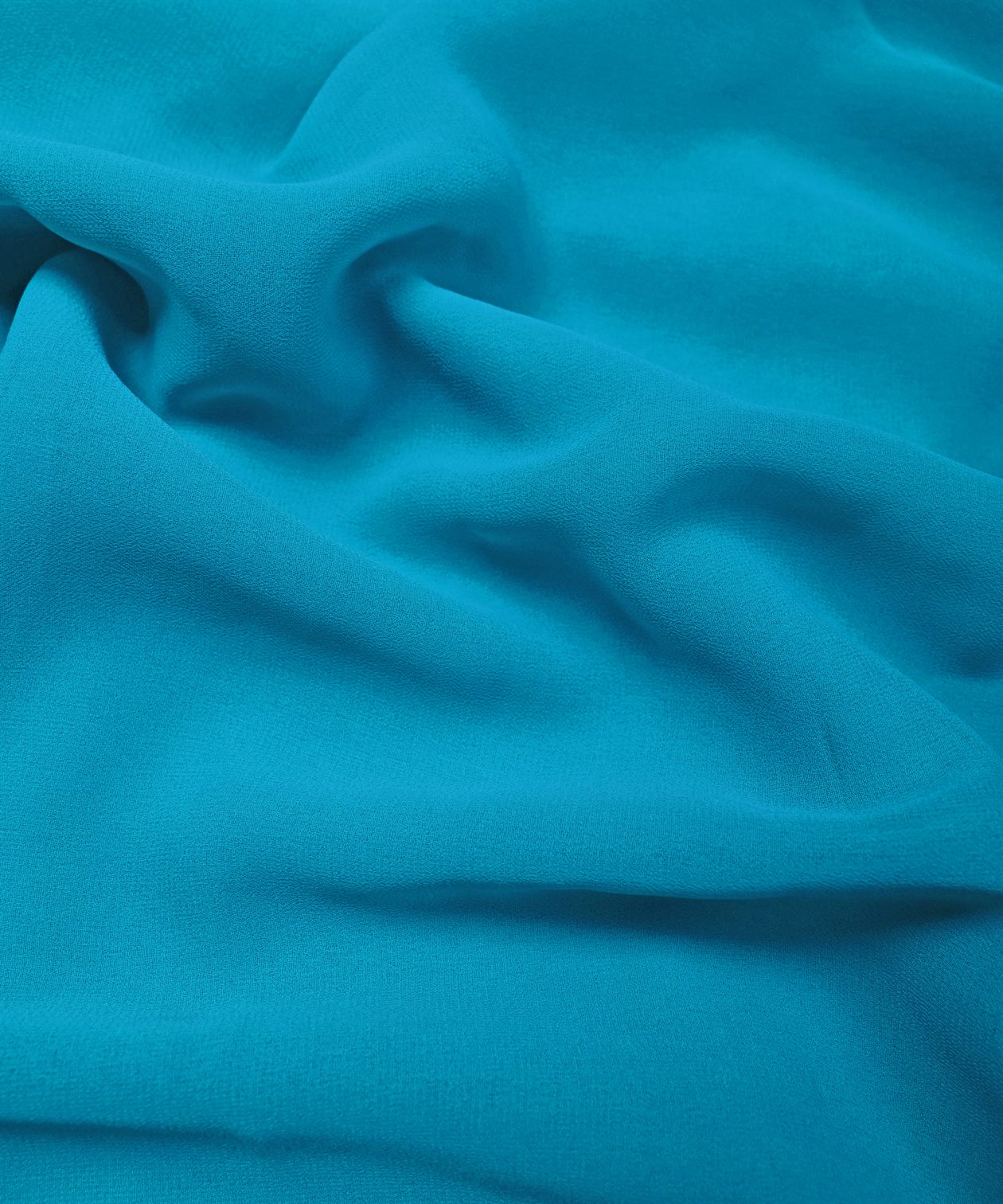 Cationic Light Firoji Plain Dyed Georgette (60 Grams) Fabric