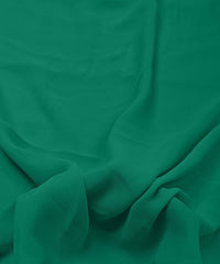 Cationic Rama Plain Dyed Georgette (60 Grams) Fabric