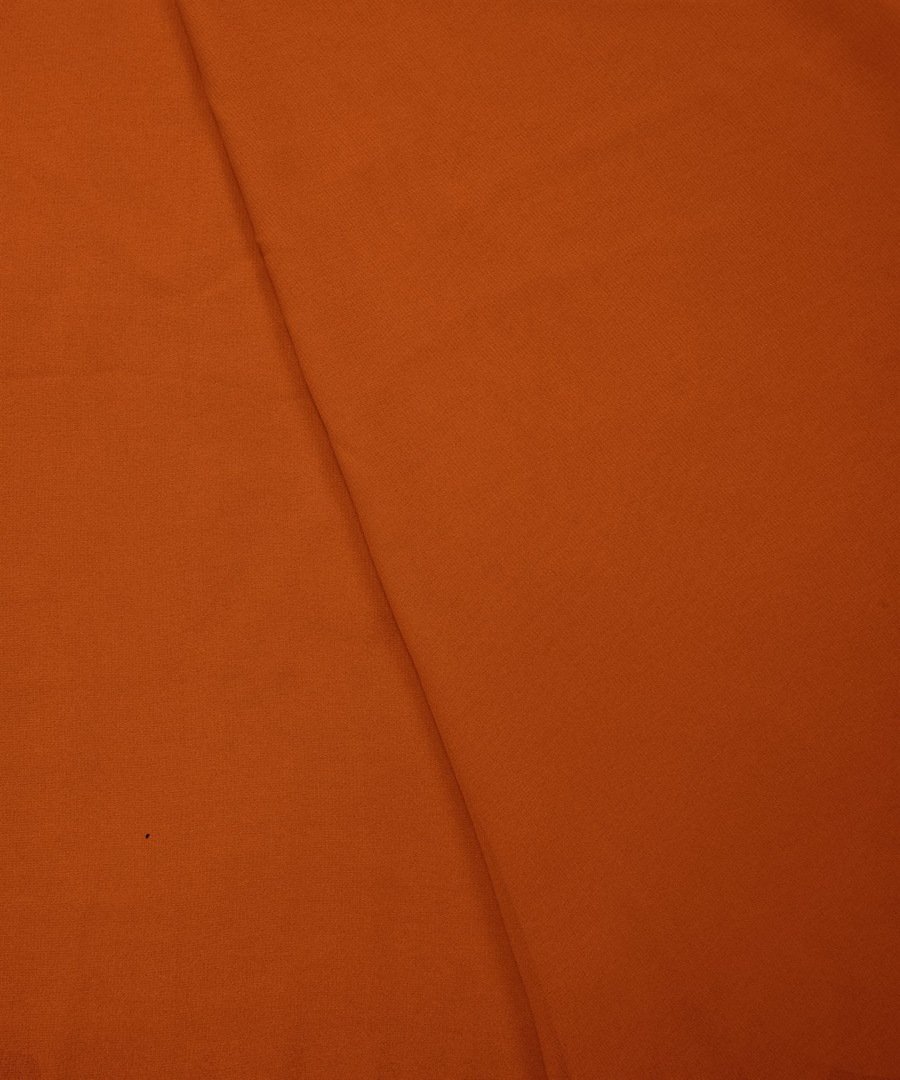 Dark Brown Plain Dyed Georgette (60 Grams) Fabric