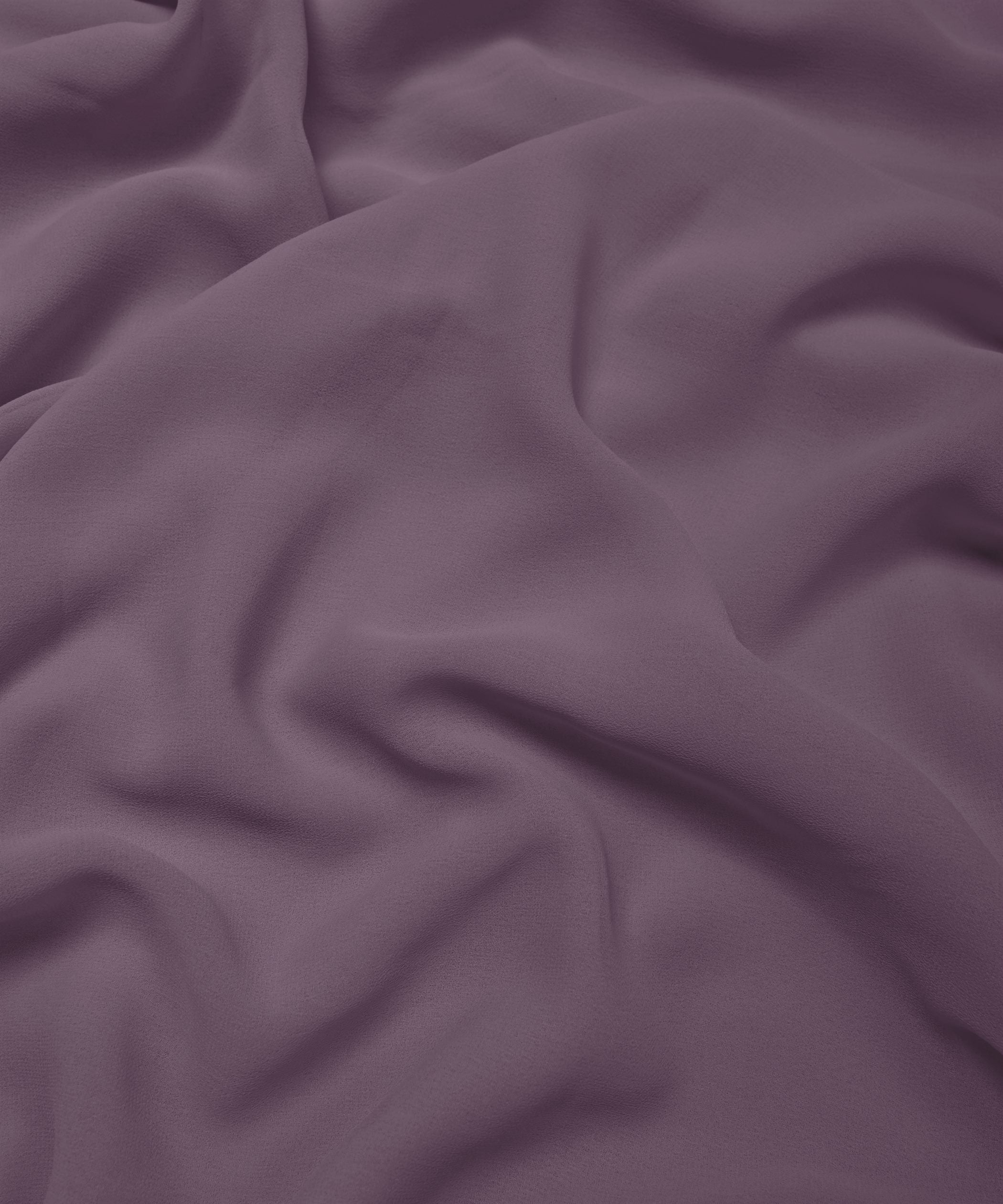 Dim Grey Plain Dyed Georgette (60 Grams) Fabric