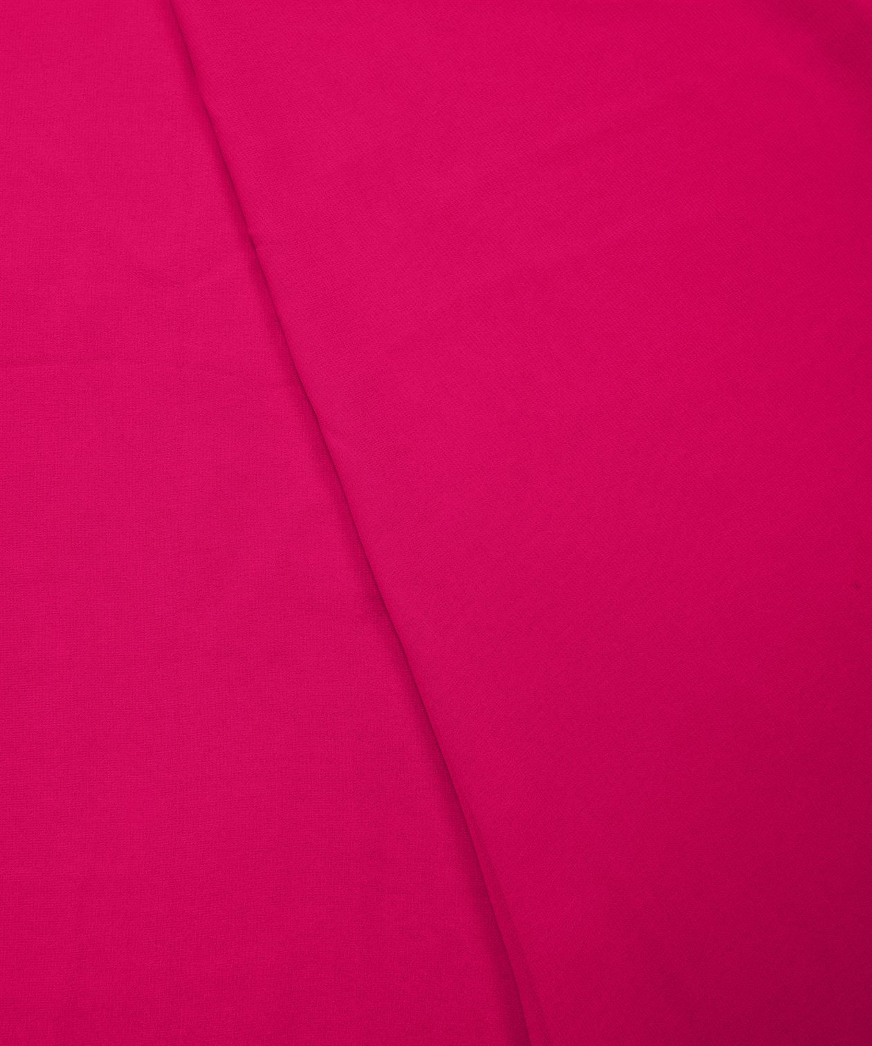 Hot Pink Plain Dyed Georgette (60 Grams) Fabric