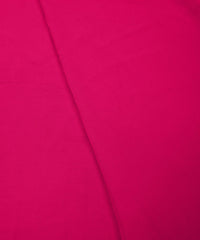Hot Pink Plain Dyed Georgette (60 Grams) Fabric