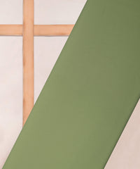 Olive Plain Dyed Georgette (60 Grams) Fabric