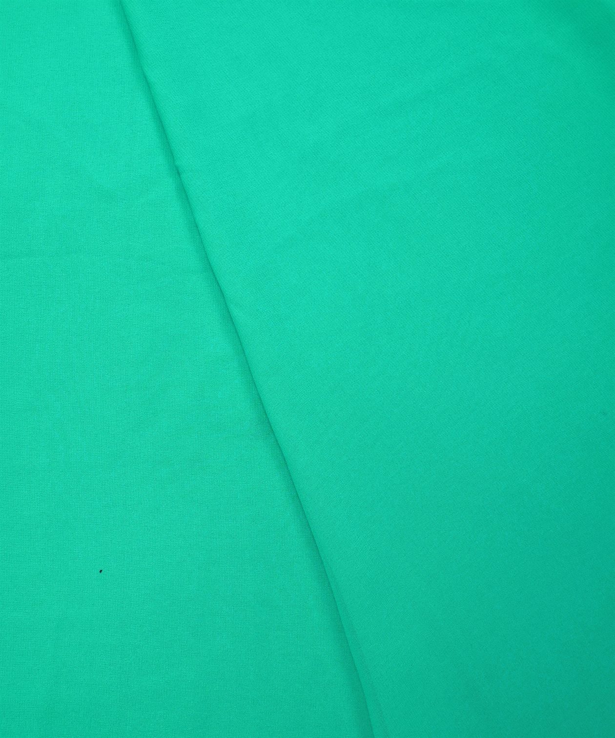 Sea Green Plain Dyed Georgette (60 Grams) Fabric