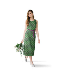 Green Ethnic Print