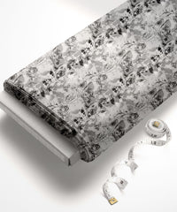 Grey-Textured Print