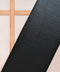 Black & Grey Shaded Georgette Fabric with Satin patta