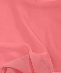 Baby Pink Plain Dyed Heavy Georgette Fabric