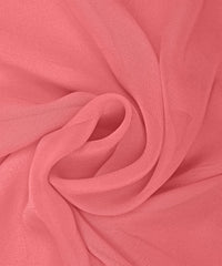 Baby Pink Plain Dyed Heavy Georgette Fabric