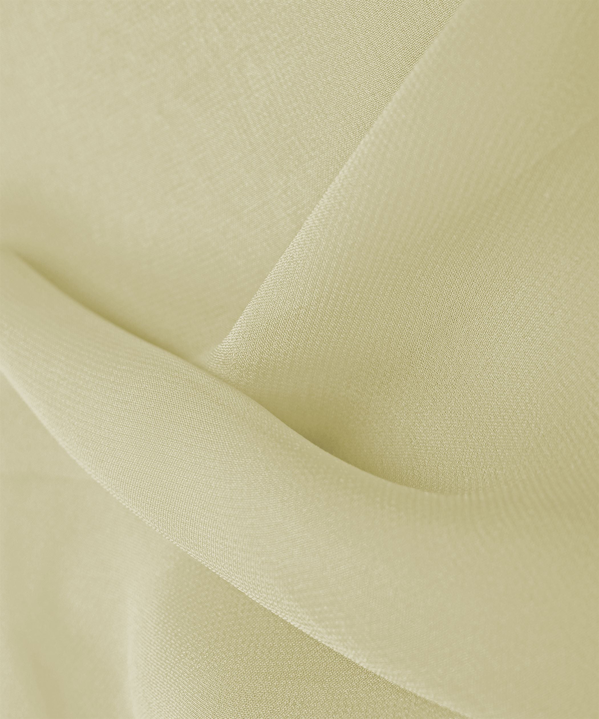 Cream Plain Dyed Heavy Georgette Fabric