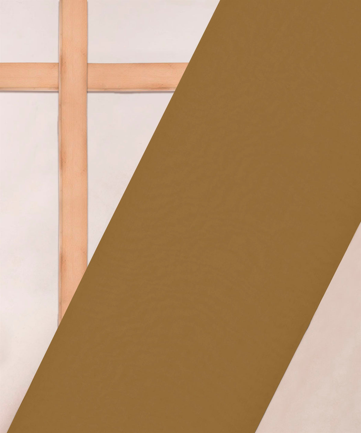 Dark Biege Plain Dyed Heavy Georgette Fabric