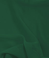 Dark Green Plain Dyed Heavy Georgette Fabric