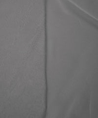 Grey Plain Dyed Heavy Georgette Fabric