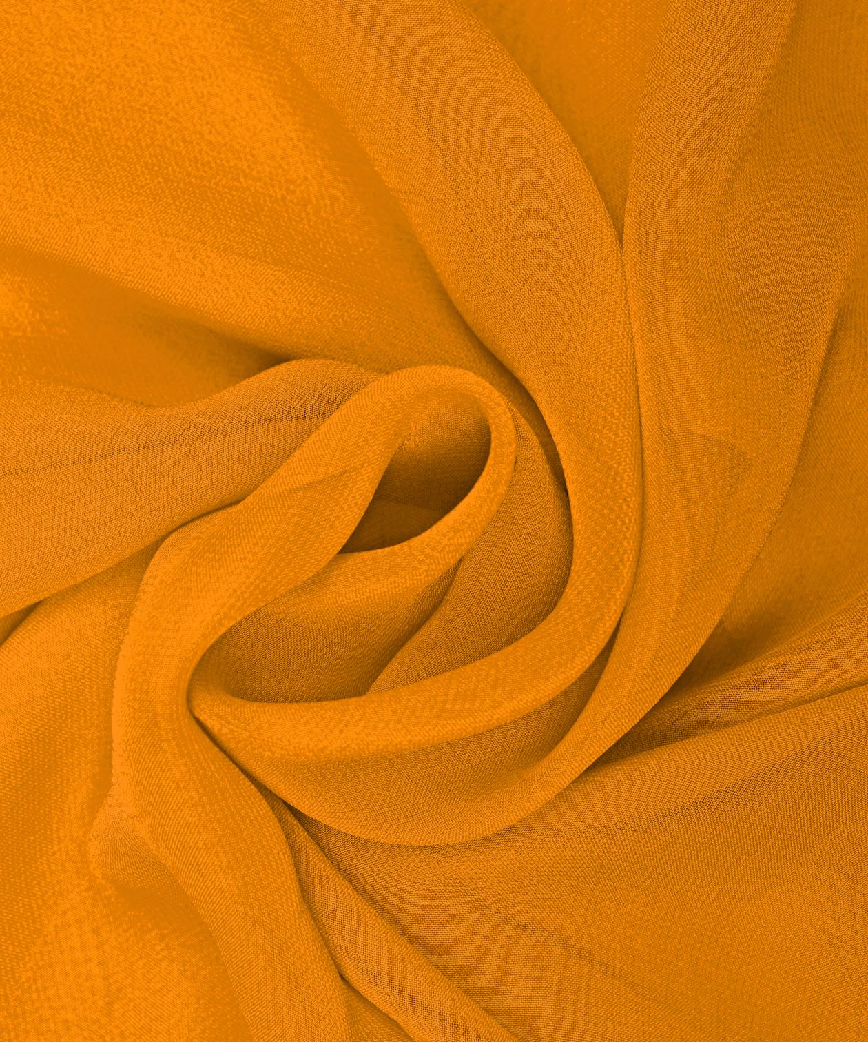 Mustard Yellow Plain Dyed Heavy Georgette Fabric