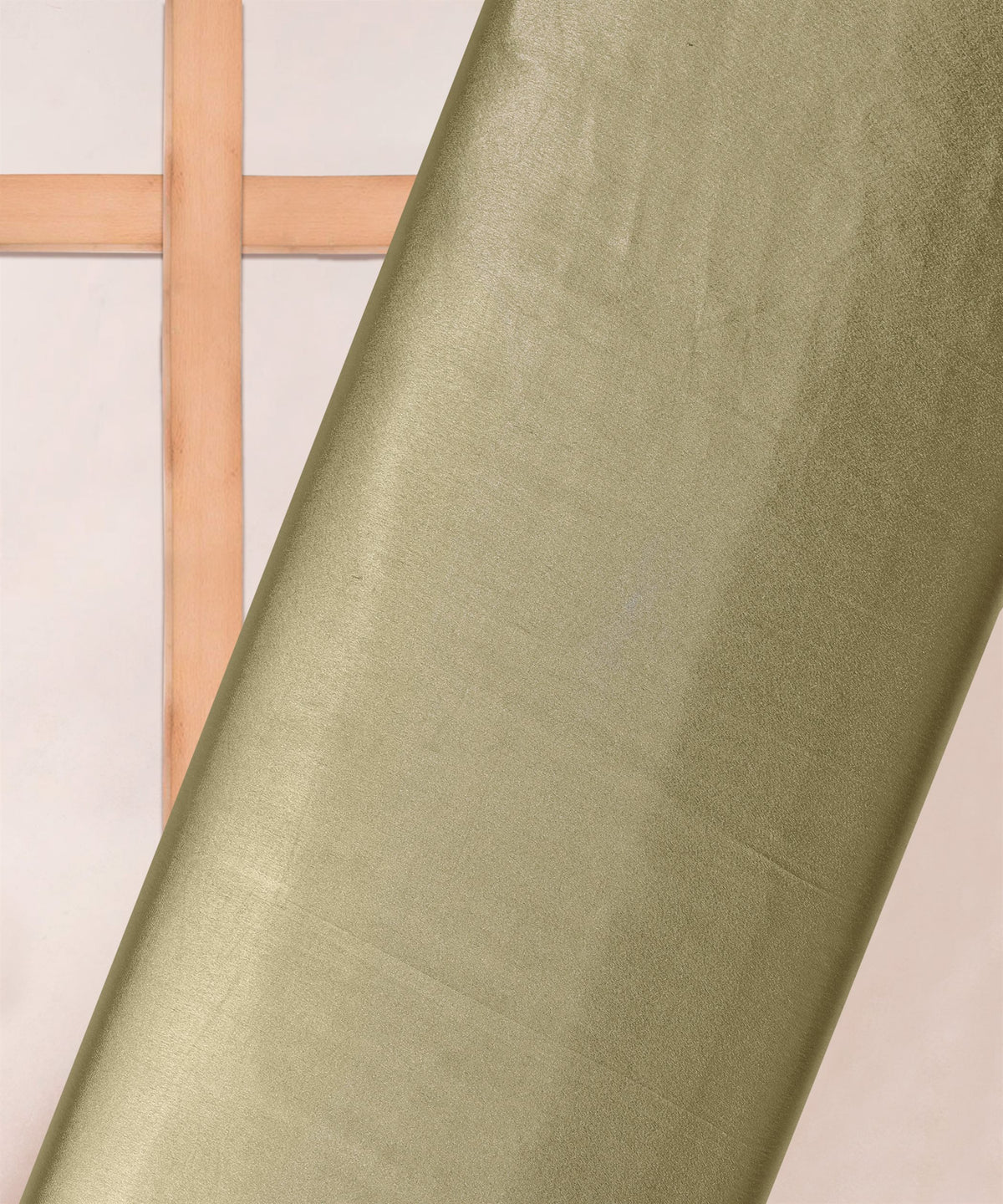 Glossy Green Plain Dyed Japan Satin Fabric