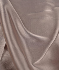 Grey Plain Dyed Japan Satin Fabric