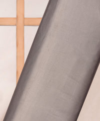 Grey Plain Dyed Japan Satin Fabric