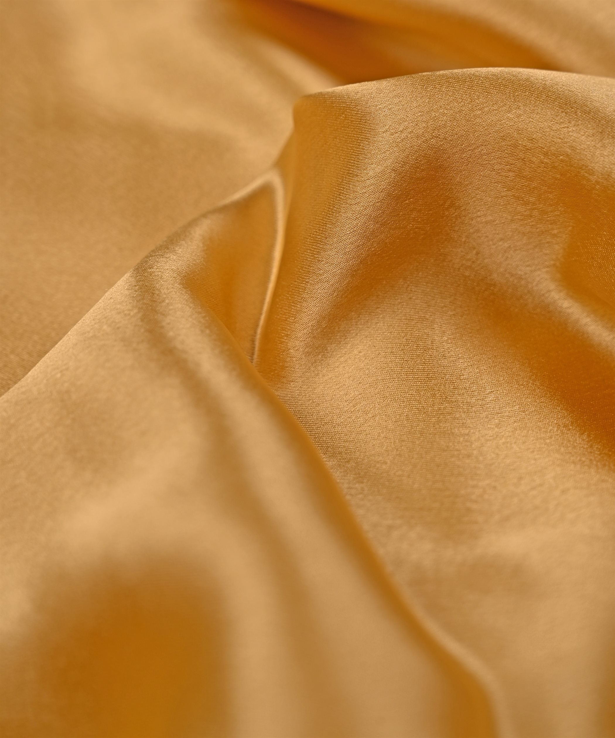 Mustard Yellow Plain Dyed Japan Satin Fabric