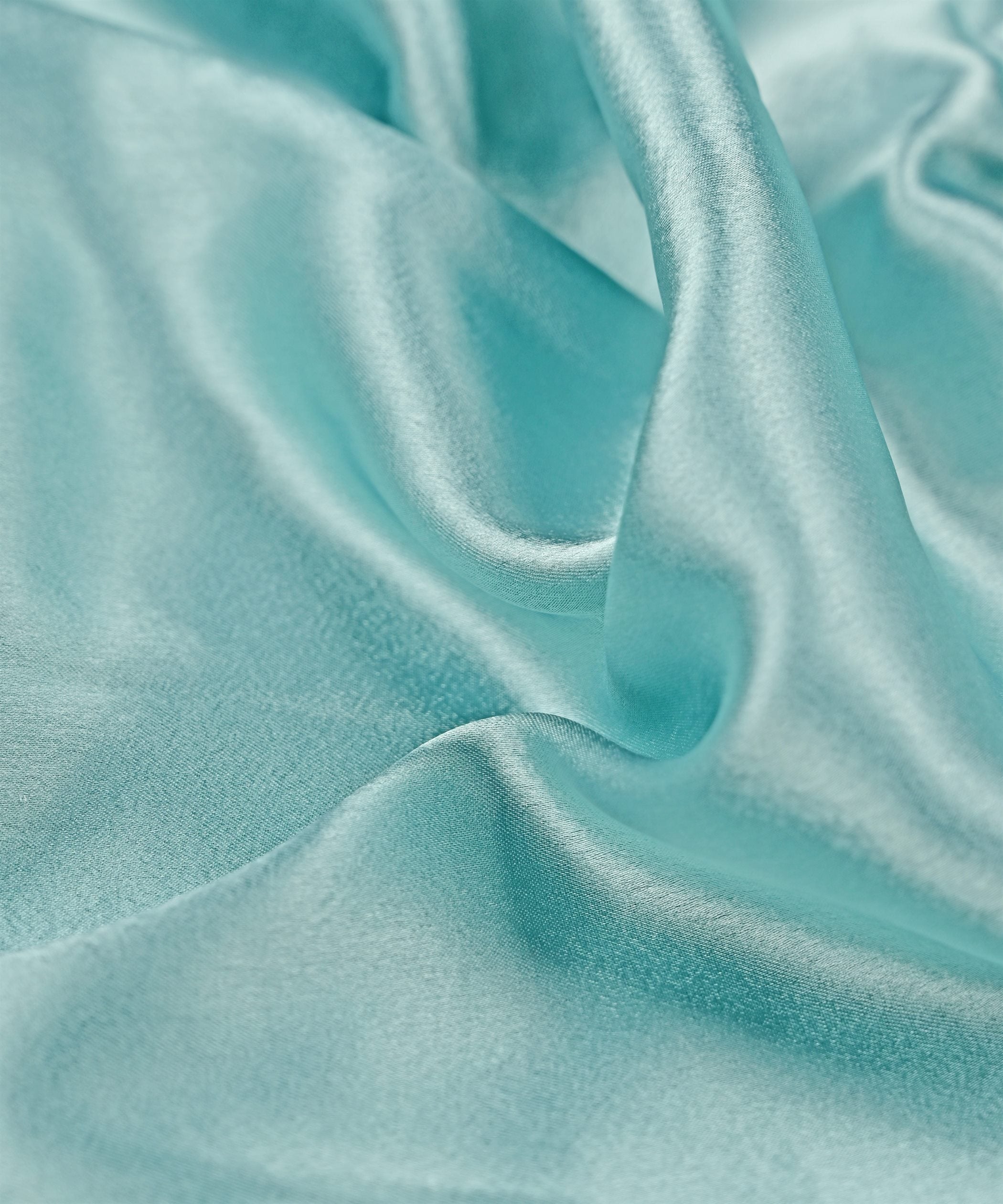 Sky Blue Plain Dyed Japan Satin Fabric