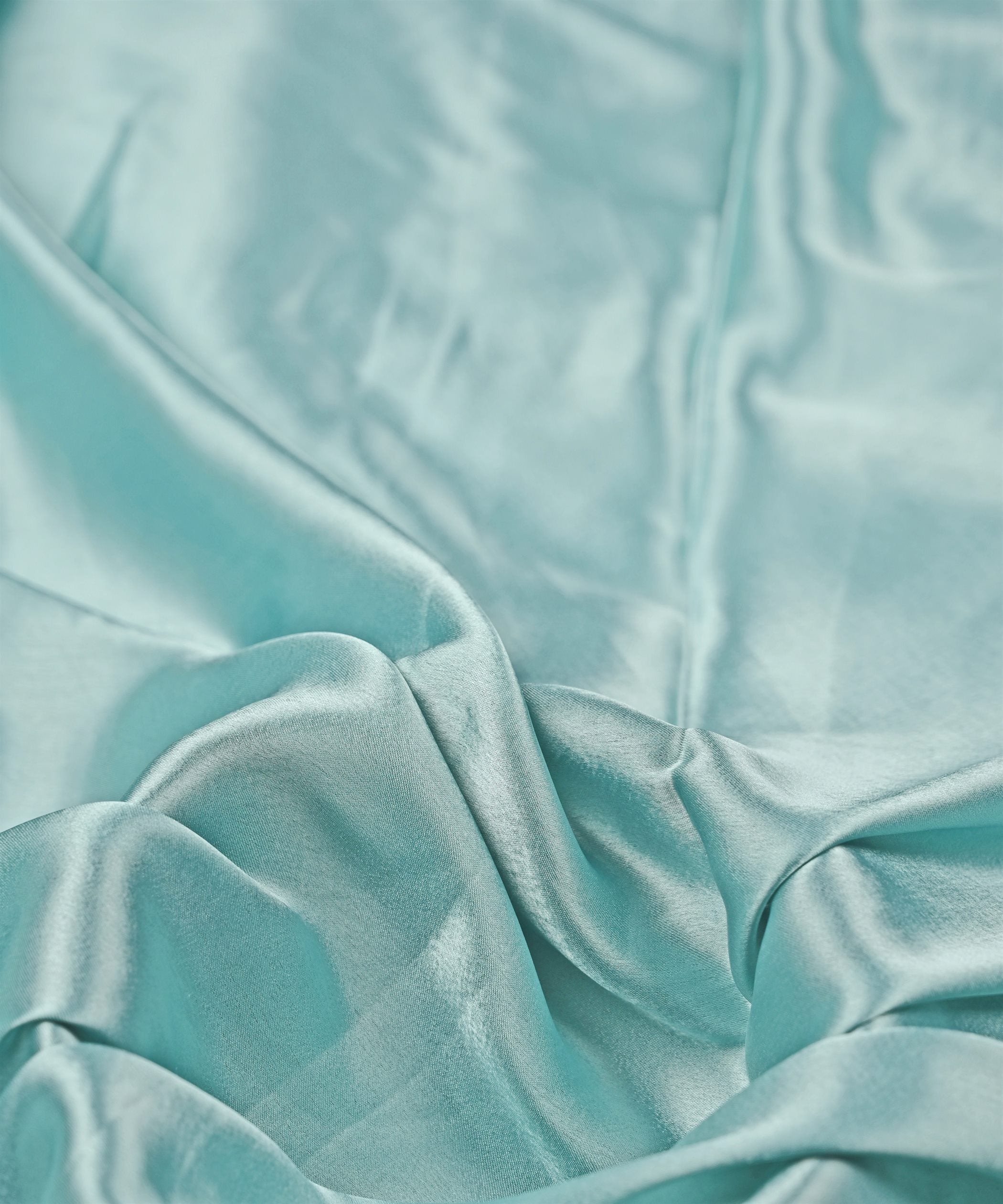 Sky Blue Plain Dyed Japan Satin Fabric