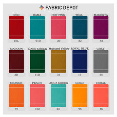 Semi Silk - Shade Card