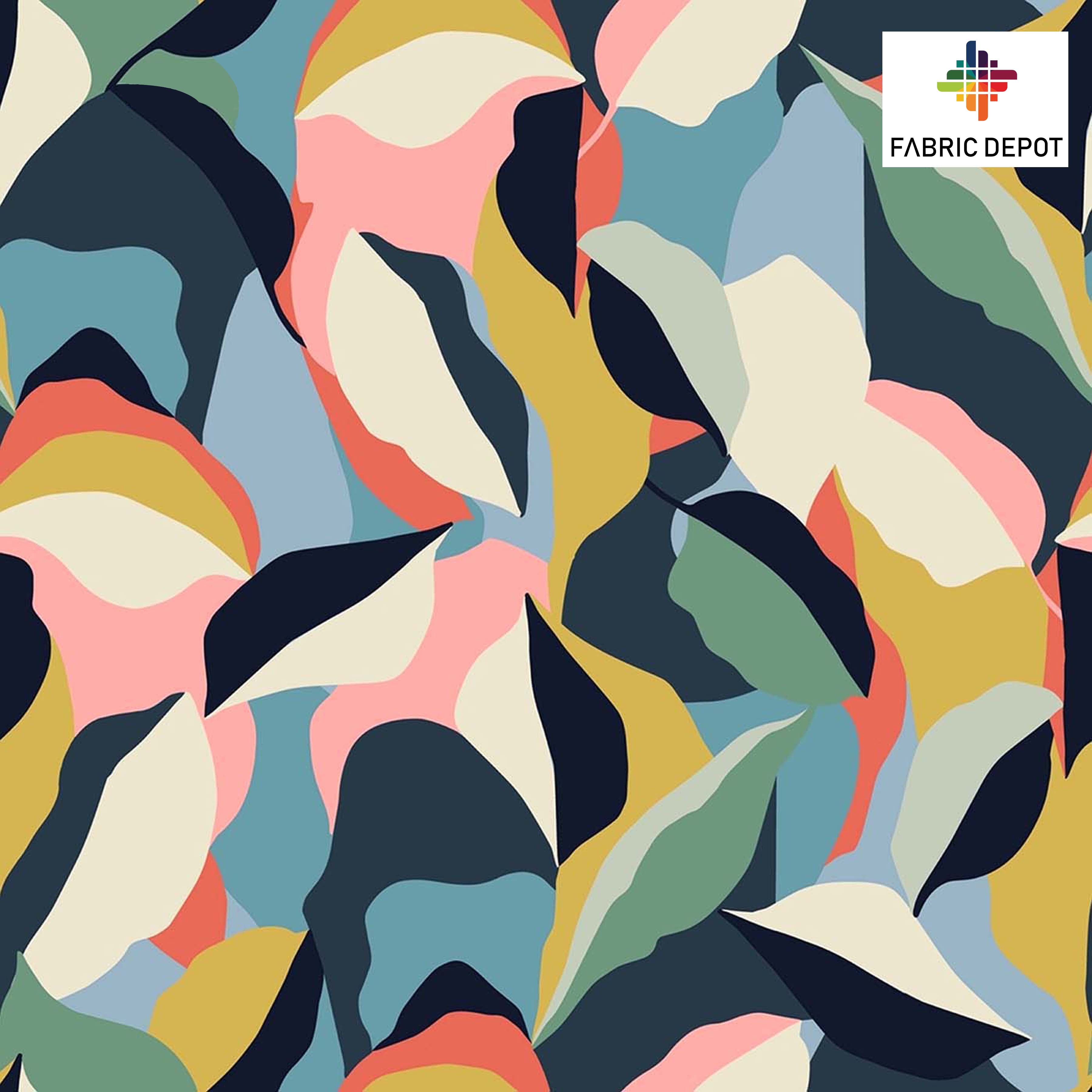 Leaf Abstract Print – Fabric Depot