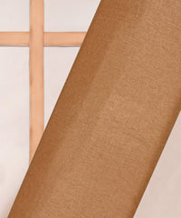 Beige Plain Dyed Manipuri Fabric