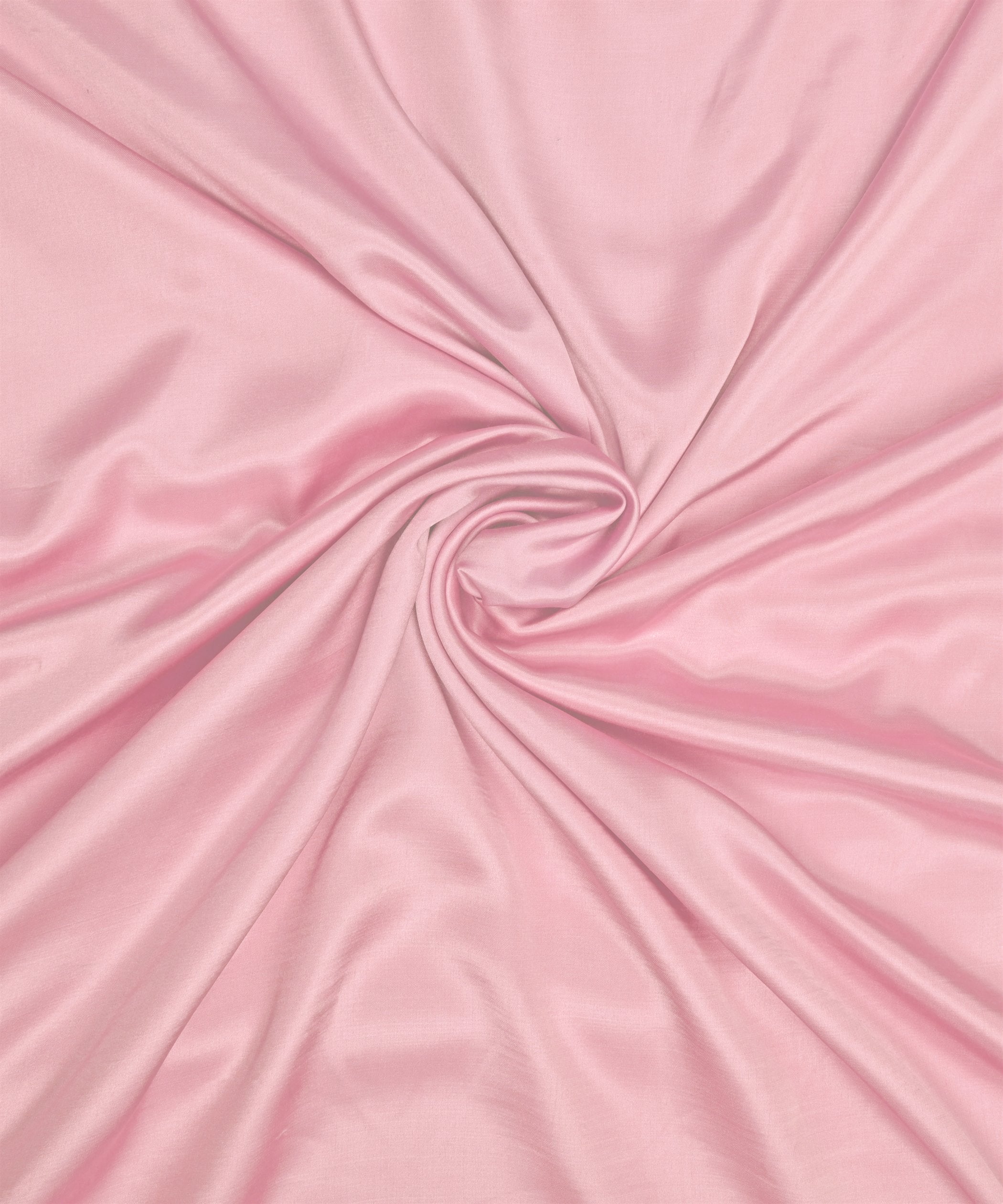 Baby Pink Plain Dyed Modal Satin Fabric