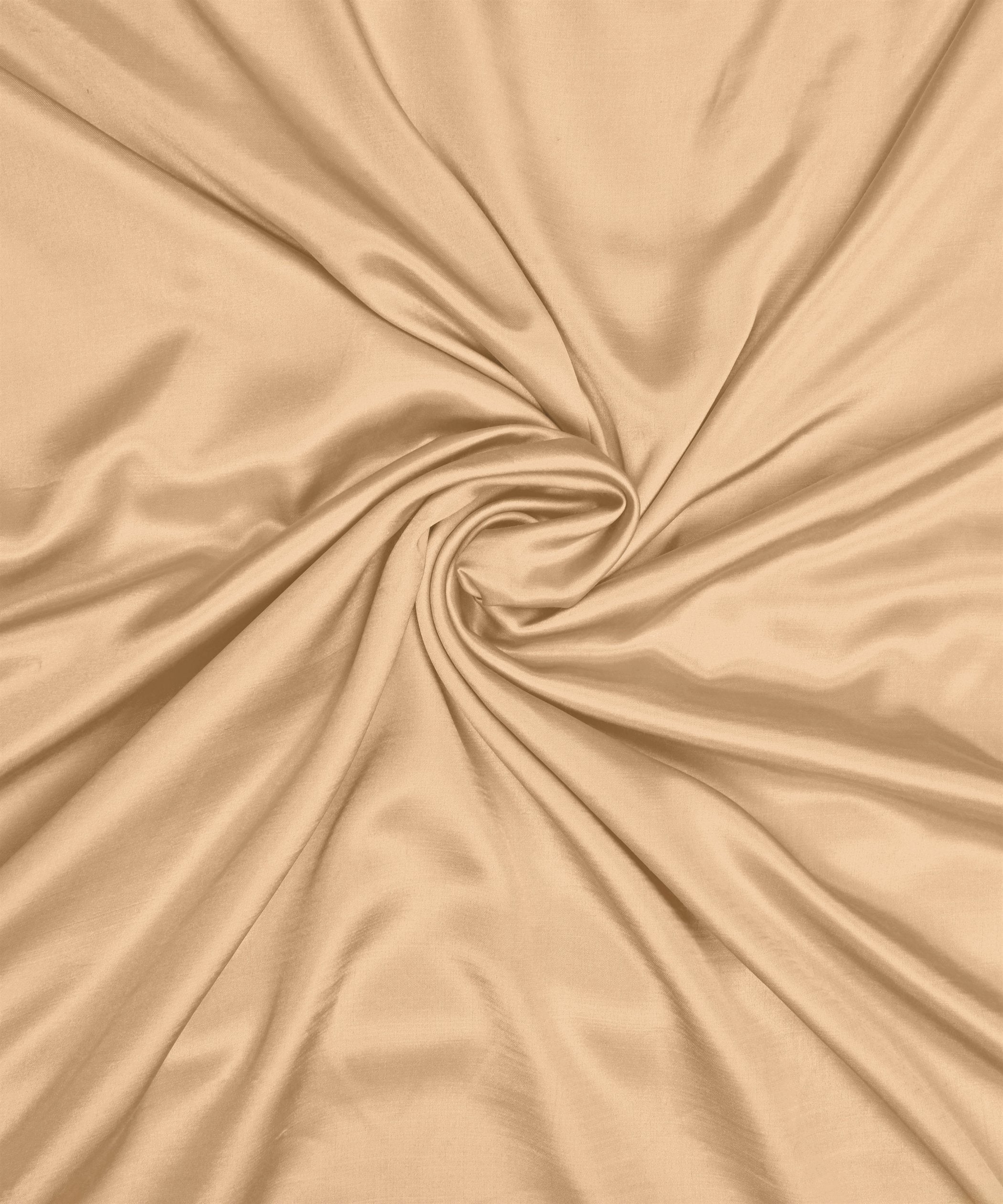 Biege Plain Dyed Modal Satin Fabric
