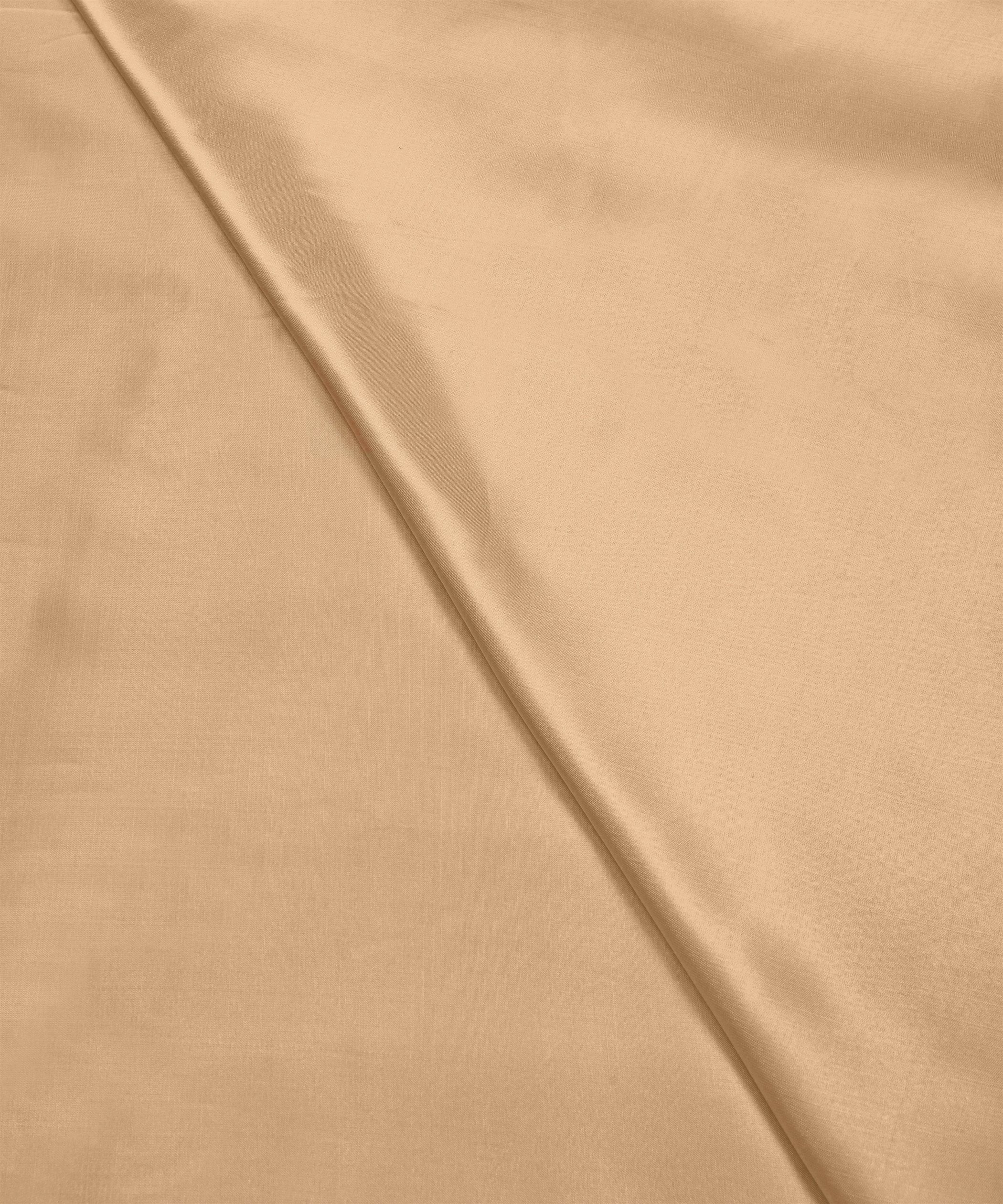 Biege Plain Dyed Modal Satin Fabric