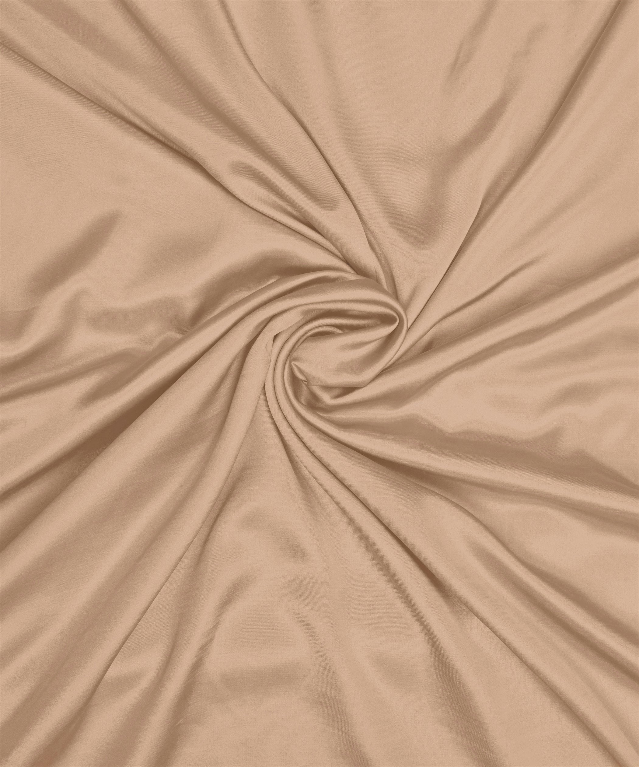 Dark Biege Plain Dyed Modal Satin Fabric