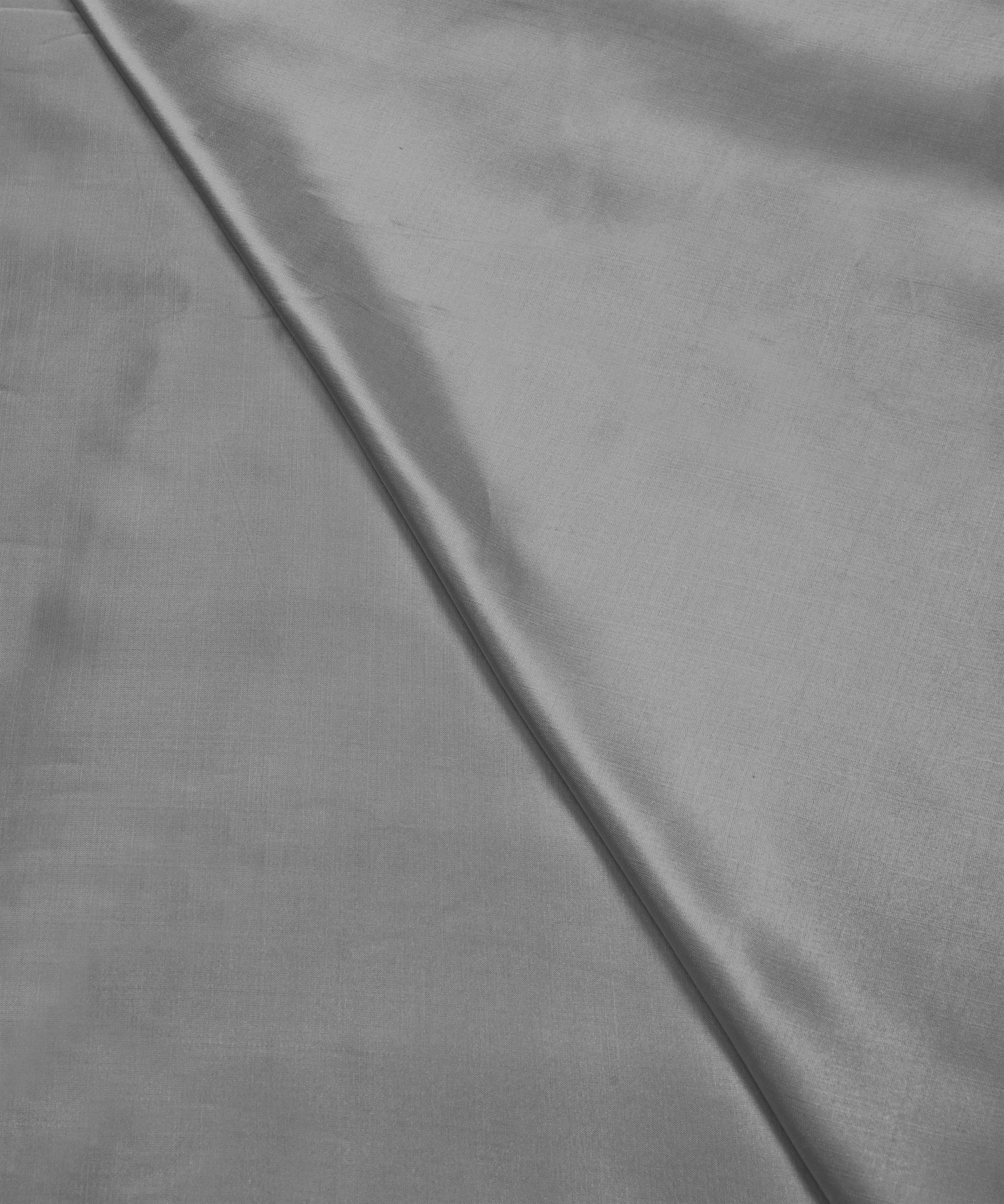Dim Grey Plain Dyed Modal Satin Fabric
