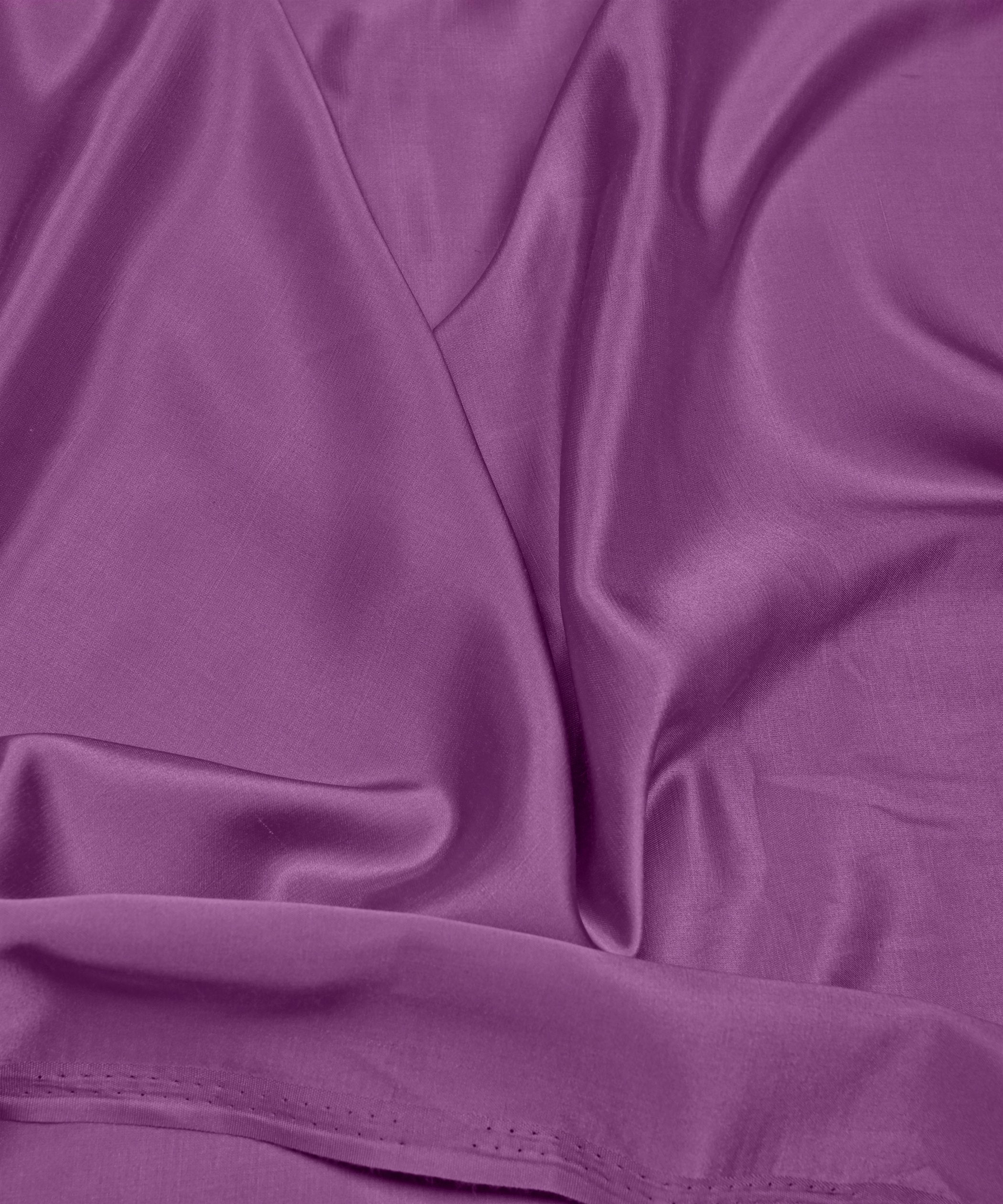 Dim Purple Plain Dyed Modal Satin Fabric