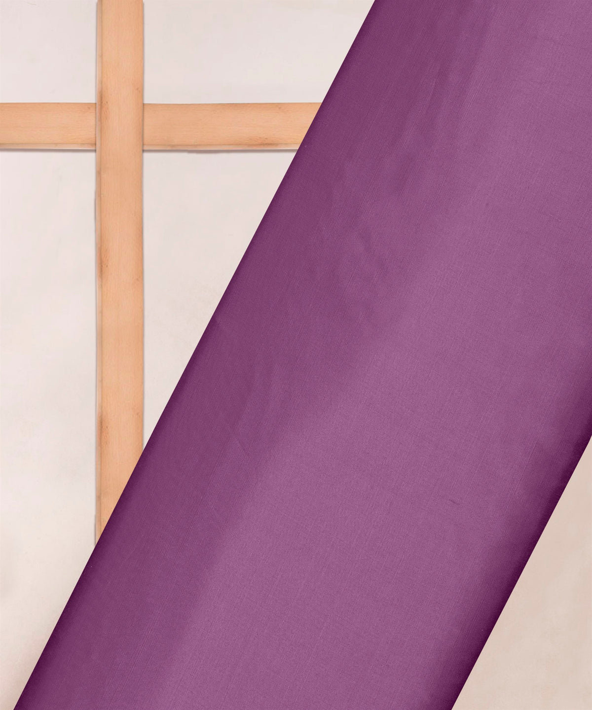 Dim Purple Plain Dyed Modal Satin Fabric