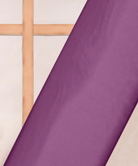 Dim Purple Plain Dyed Modal Satin Fabric