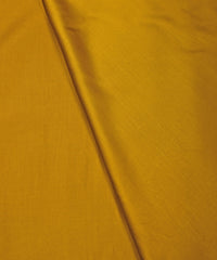 Dusty Mustard Yellow Plain Dyed Modal Satin Fabric