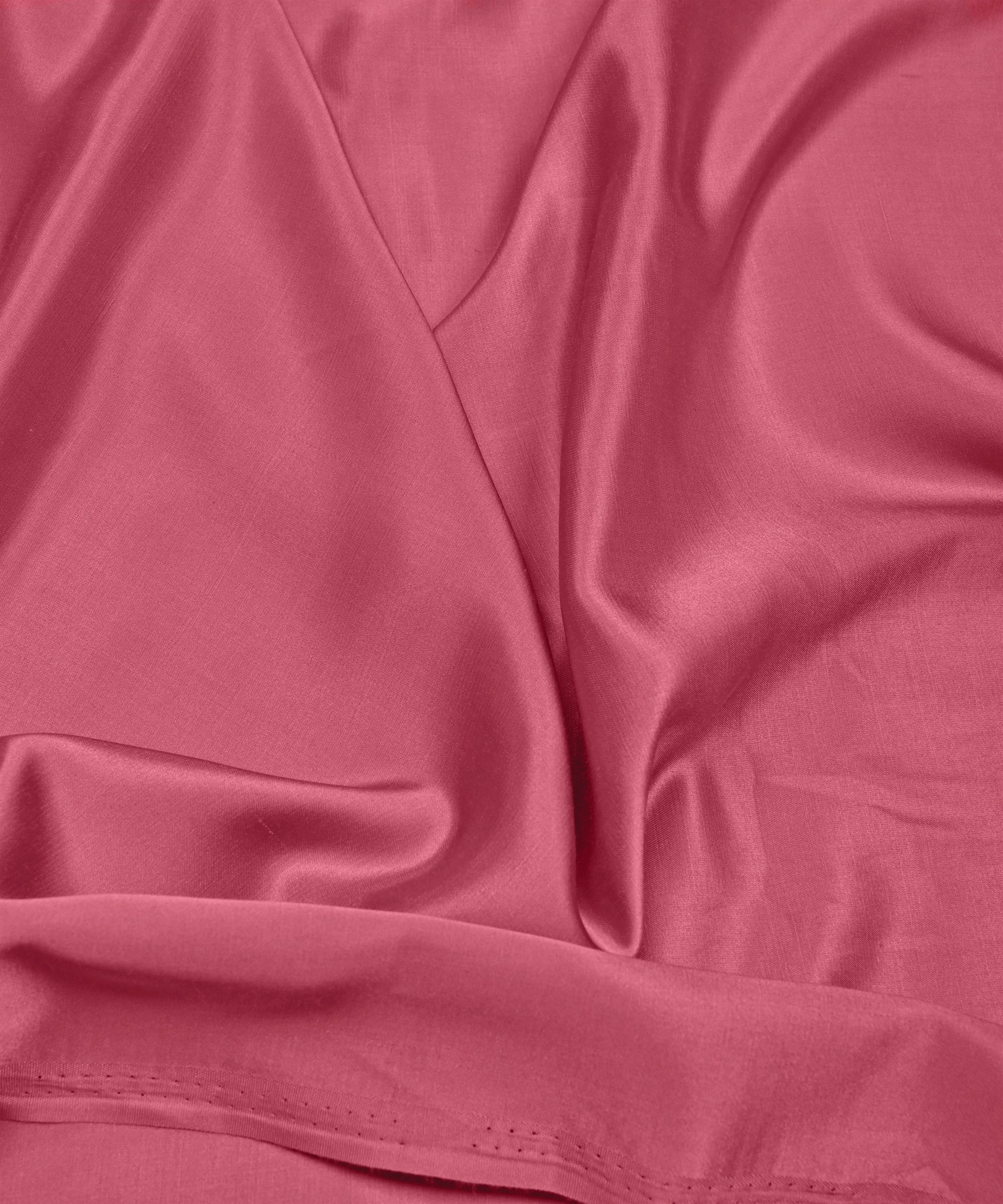 Dusty Pink Plain Dyed Modal Satin Fabric