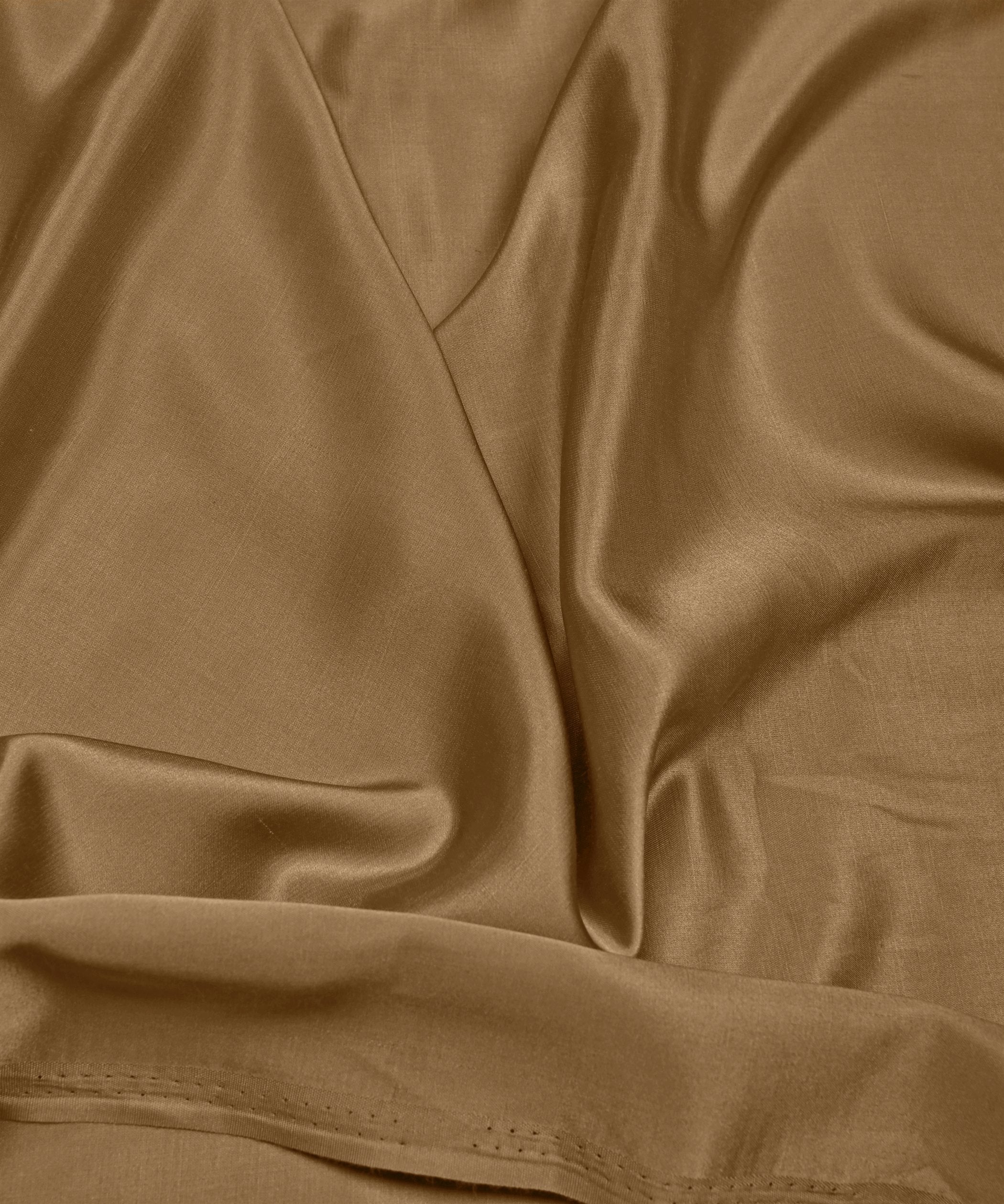 Fennel Seed Plain Dyed Modal Satin Fabric