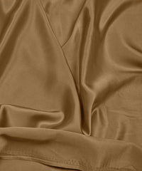 Fennel Seed Plain Dyed Modal Satin Fabric