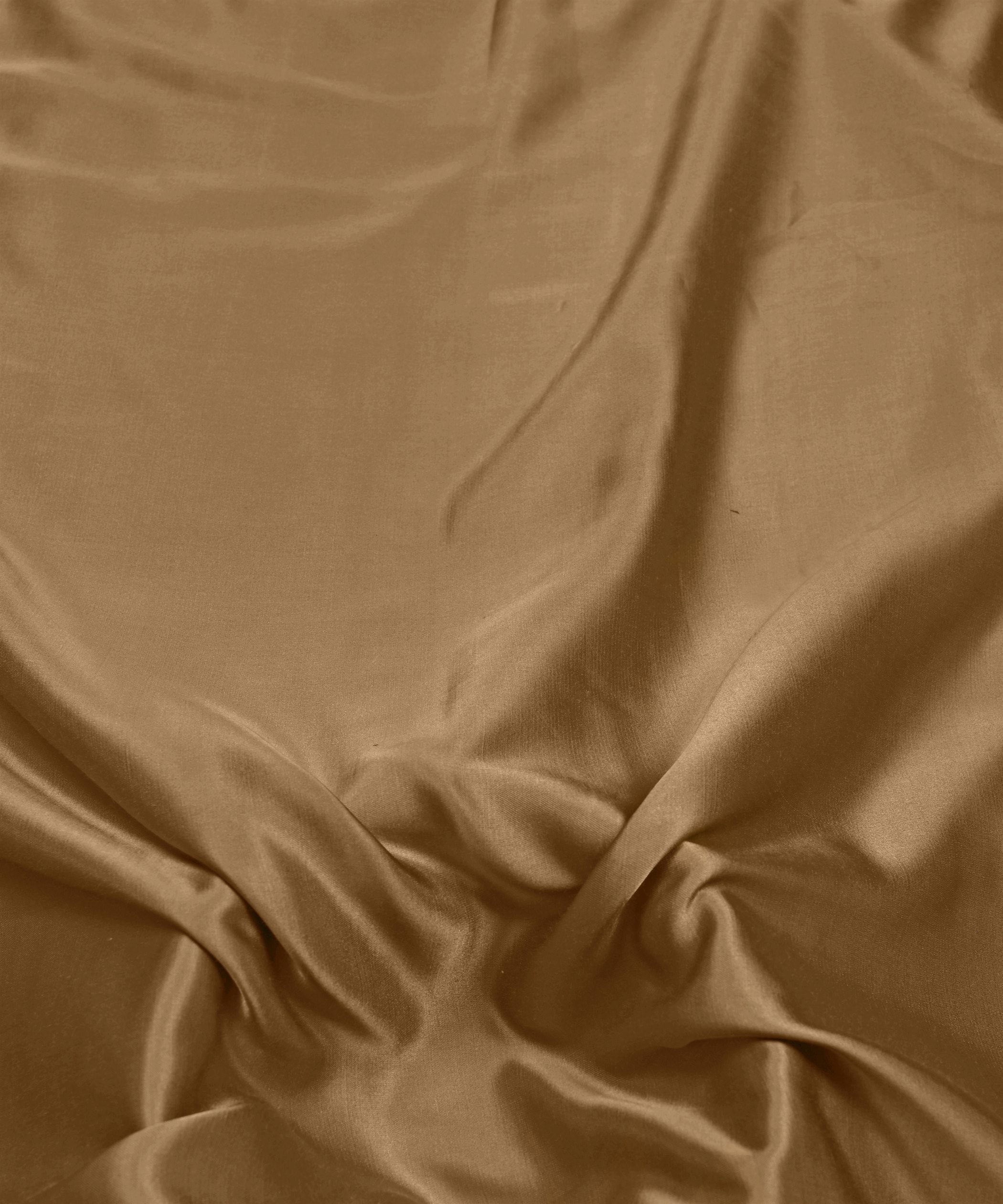 Fennel Seed Plain Dyed Modal Satin Fabric