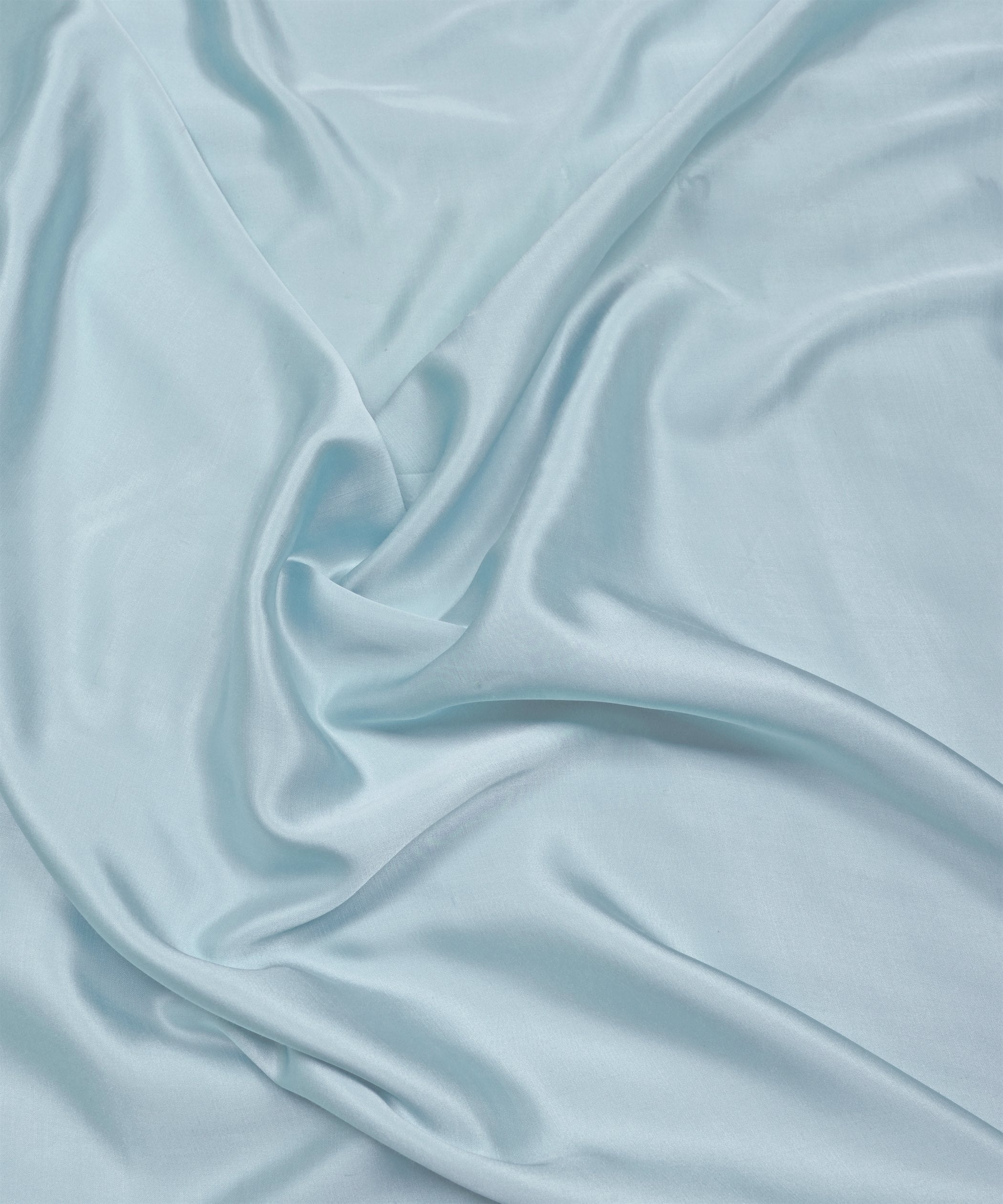 Glacier Grey Plain Dyed Modal Satin Fabric