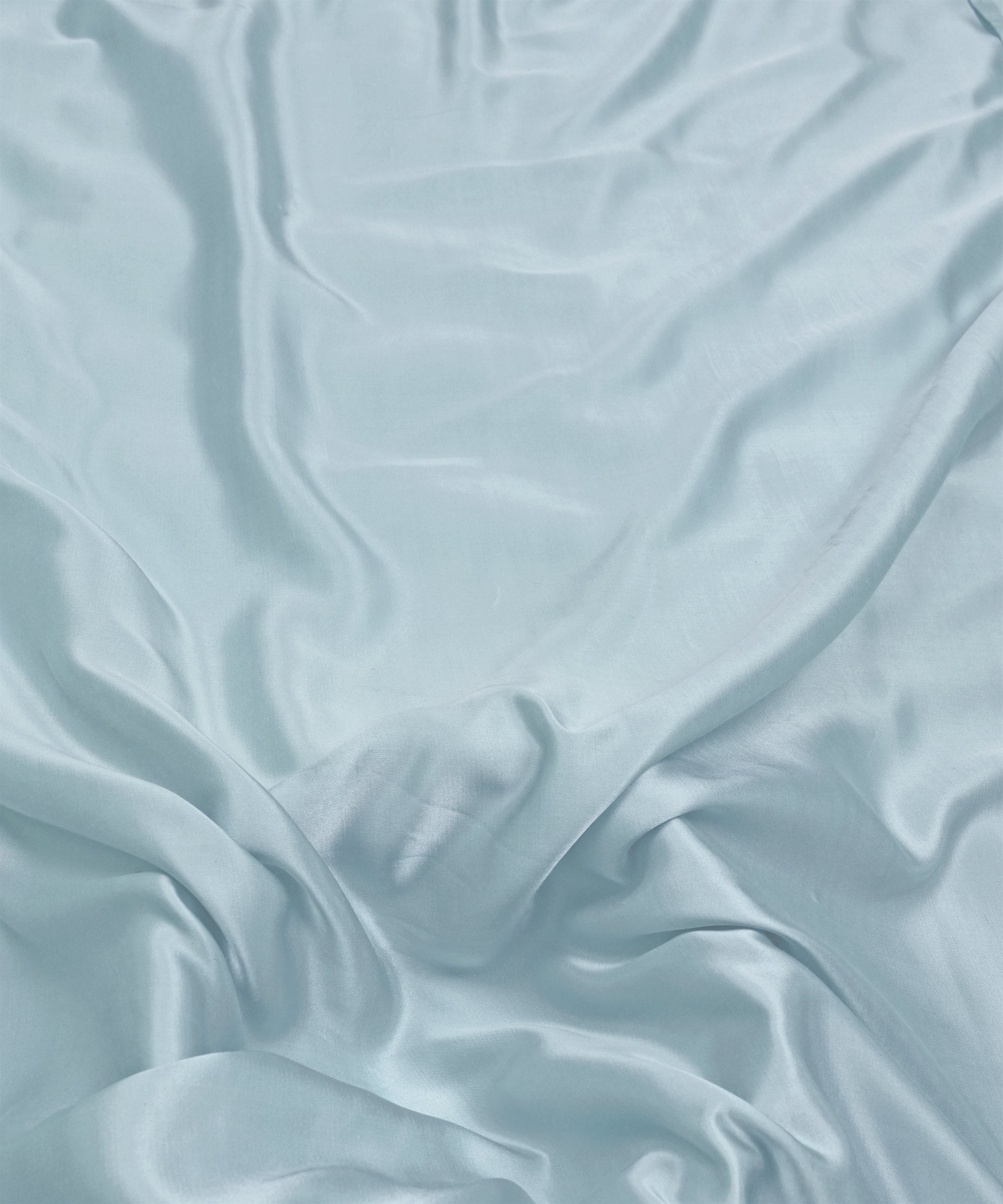 Glacier Grey Plain Dyed Modal Satin Fabric