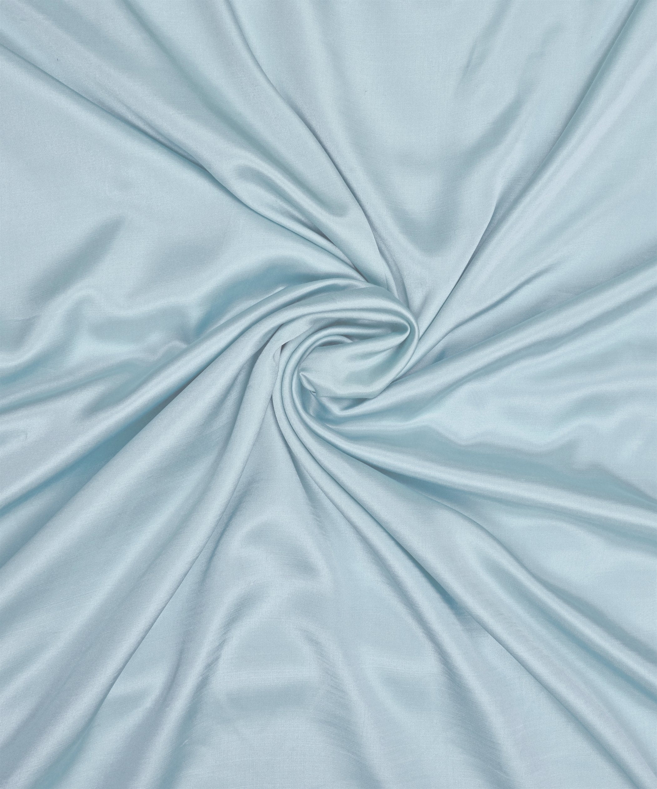 Glacier Grey Plain Dyed Modal Satin Fabric