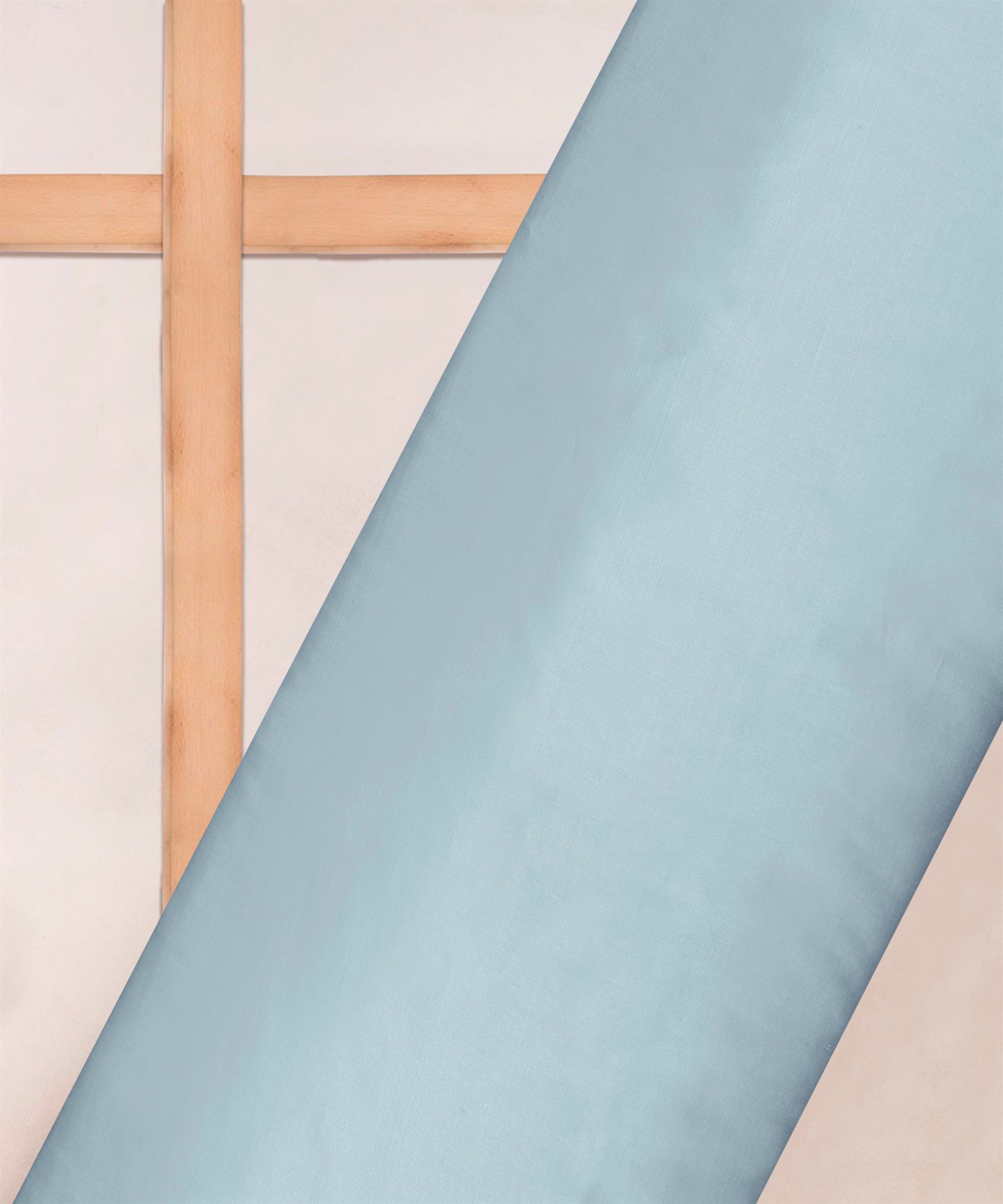 Glacier Grey Plain Dyed Modal Satin Fabric