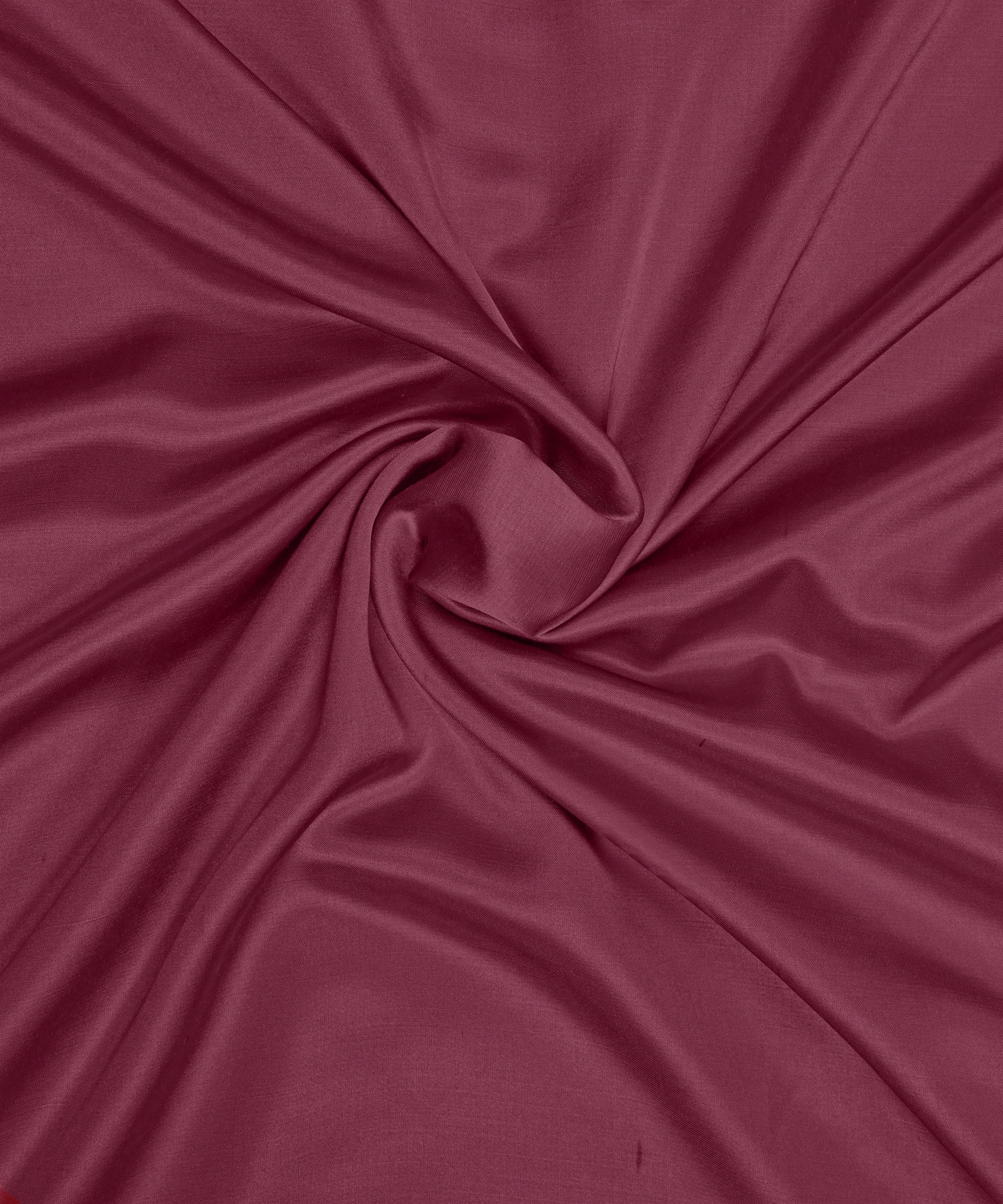 Glossy Maroon Plain Dyed Modal Satin Fabric